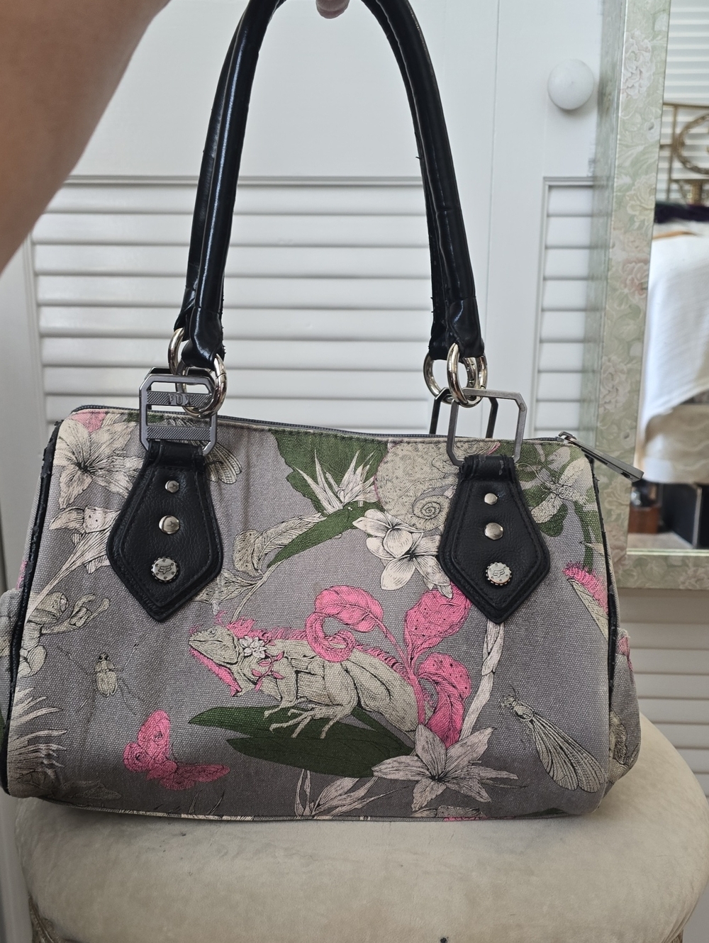 Fox Racing Y2k Canvas Boston Style Handbag - Picture 2 of 16